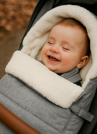 Stroller Footmuff Bunting Bag for Winter â€“ Universal Stroller Cover for Cold Weather, Compatible with UPPAbaby Vista V2 / V3 / Vista/Cruz/Cruz V2 / RumbleSeat/Ridge/Minu â€“ Storage Bag Included