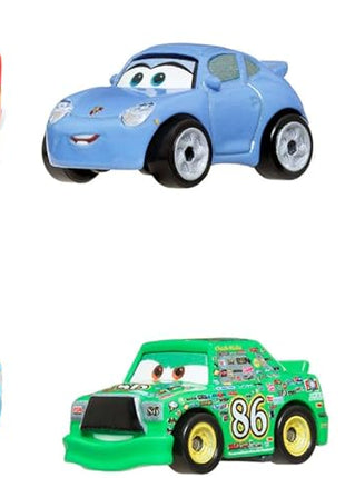 Mattel Disney and Pixar Cars Toy Vehicles 10-Pack, Set of 10 Mini Racers of Favorite Characters from the First Cars Movie (Styles May Vary)