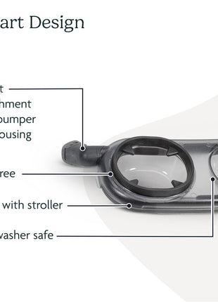 UPPAbaby Snack Tray for Vista, Cruz, RumbleSeat - Quick Attachment