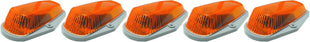 Pacer Performance 20-225 Hi-Five Amber Ford Style Cab Roof Light Kit, (Pack of 5)