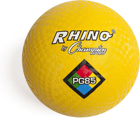 Champion Sports Playground Balls – Single Balls & Sets, Multiple Colors, Durable Nylon-Wound Construction for Kickball & Indoor/Outdoor Play