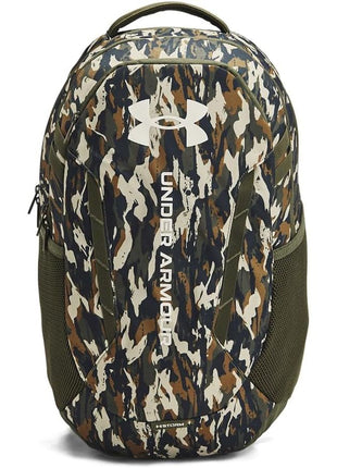 Under Armour Unisex-Adult Hustle 6.0 Backpack, (002) Black/Black/White, One Size Fits Most