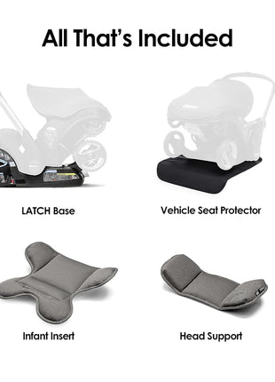 Doona Car Seat & Stroller, Nitro Black - All-in-One Travel System