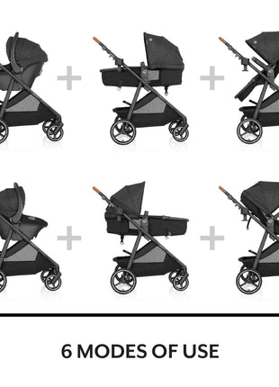 Evenflo Shyft Intuiti Travel System w/ Revolve180 LiteMax NXT Rotating Car Seat