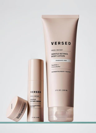 Versed Press Restart Gentle Retinol Serum - Bakuchiol Anti-Aging for Even Skin Tone, Fine Lines and Wrinkles for Sensitive Skin (Press Restart Retinol Serum - 1 Fl Oz (Pack of 1))