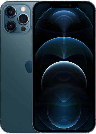 Apple iPhone 12 Pro Max, 128GB, Pacific Blue - Fully Unlocked (Renewed)