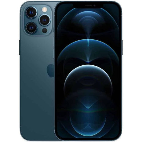 Apple iPhone 12 Pro Max, 128GB, Pacific Blue - Fully Unlocked (Renewed)
