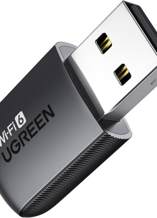 UGREEN WiFi Adapter for Desktop PC, AX900 USB WiFi 6 Adapter | 5GHz/2.4GHz Dual Band, Built-in Driver for Windows 10/11
