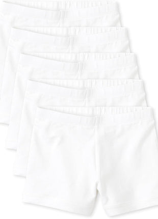 The Children's Place Girls Basic Cartwheel Short, Tidal 5 Pack, Small