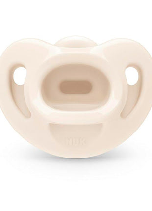 NUK Timeless Comfy Pacifier | 100% Silicone, One-Piece Design | BPA-Free, Gentle on Baby's Skin | 5-Pack, for 0-6M