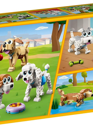 LEGO Creator 3 in 1 Adorable Dogs Building Toys - Pretend Play Toys for Girls & Boys, Ages 7+ Years - Kids Learning & Educational Sets - Gift for Christmas - 31137