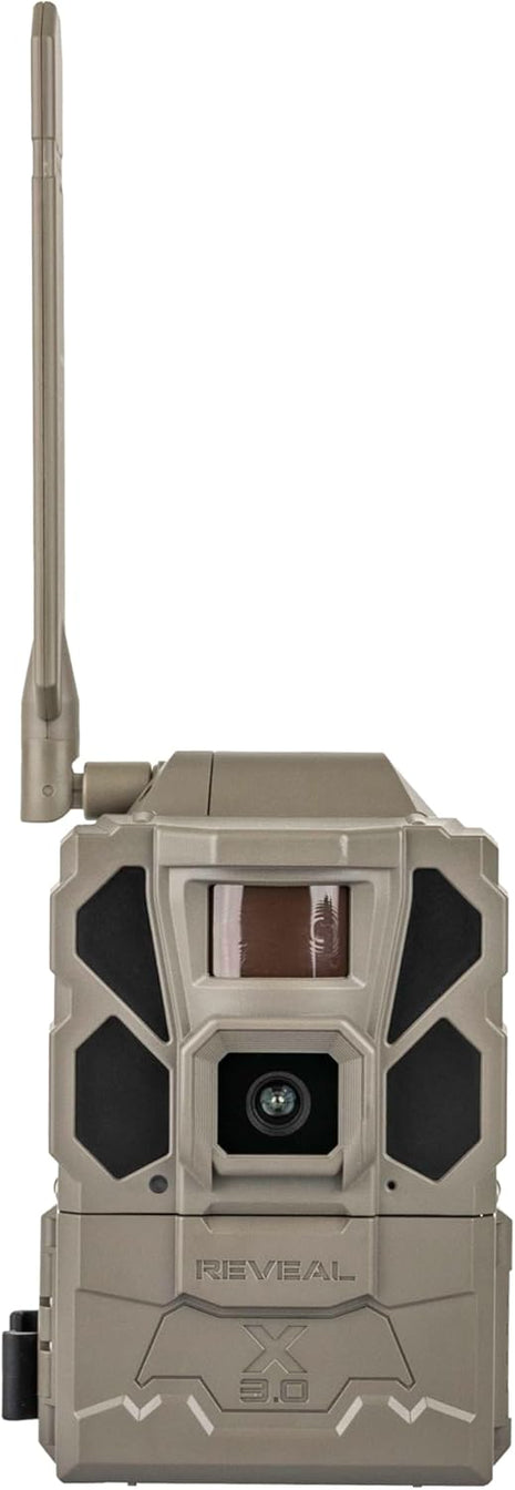 TACTACAM Reveal X Gen 3.0 Cellular Trail Camera: Auto Connect 4G LTE, 4K Photo, 1080p Video, Low-Glow IR Flash, No SD Card Needed, Long Battery Life – Best Hunting, Game & Property Monitoring Camera