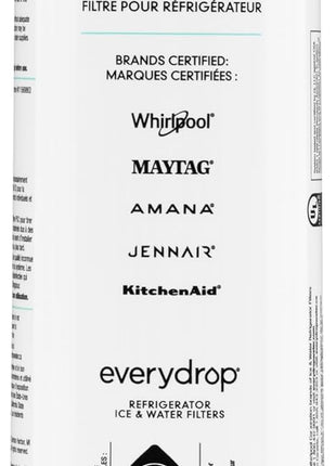 everydrop® by Whirlpool Refrigerator Water Filter A - EDRARXD1 (Pack of 1)