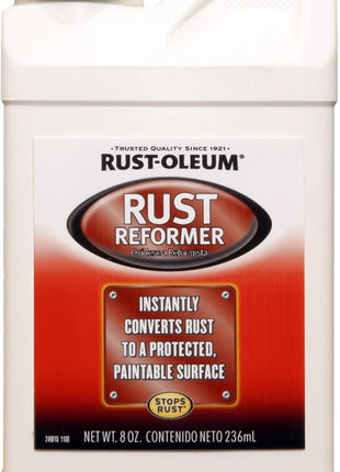 Rust-Oleum 248659 Rust Reformer Brush On, 8 oz, Black