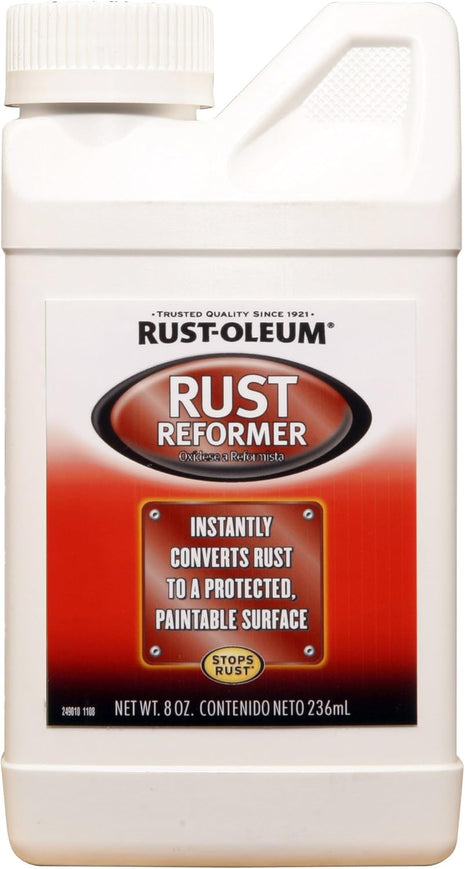 Rust-Oleum 248659 Rust Reformer Brush On, 8 oz, Black
