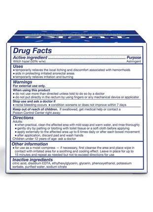 TUCKS Medicated Cooling Pads, 100 Count – Hemorrhoid Pads with Witch Hazel, Cleanses Sensitive Areas, Protects from Irritation, Hemorrhoid Treatment, Medicated Pads Used by Hospitals