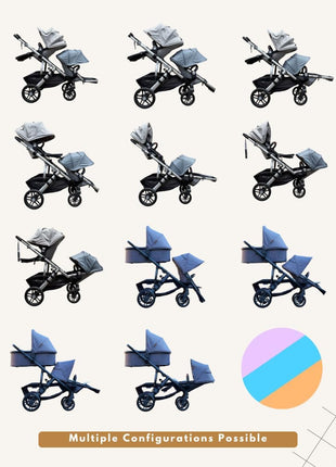 Adapter Conversion Kit for UPPAbaby Vista by Daloda (2015+) â€” Compatible with UPPAbaby Bassinet, Rumble V2+ or Toddler seat