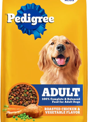 Pedigree Adult Dry Dog Food, Complete Nutrition, Grilled Steak & Vegetable Flavor, 18 lb. Bag