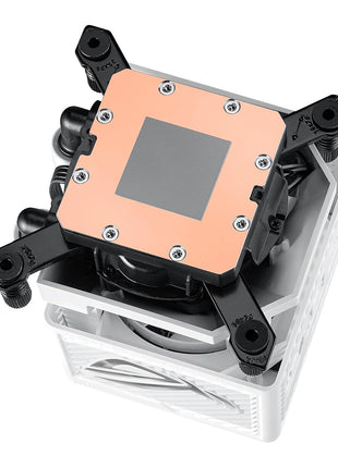 ASUS ROG RYUJIN III 360 ARGB EXTREME White Edition all-in-one AIO CPU liquid cooler, AMD Ryzen 9000 & Intel® CoreTM Ultra Ready, Asetek Gen8 V2 pump;high airflow static pressure magnetic fans; 3.5 inch LCD