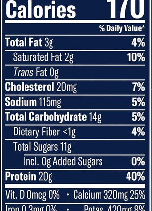 Chobani 20g Low Fat Greek Yogurt Drink Strawberries & Cream 10 fl oz