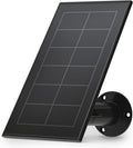 Arlo Solar Panel Charger (2021 Released) - Certified Accessory - Works with Arlo Pro 5S 2K, Pro 4, Pro 3, Floodlight, Ultra 2, and Ultra Cameras, Weather Resistant, Easy Install, Black - VMA5600B