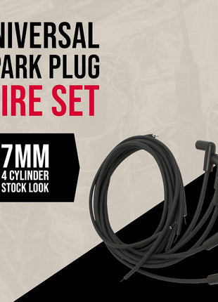 Pertronix 708190 Flame-Thrower Black Universal 90 Degree Spark Plug Wire for 8 Cylinder