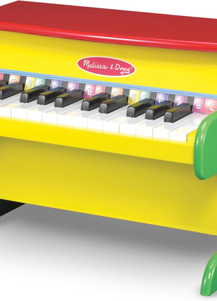 Melissa & Doug Learn-to-Play Piano with 25 Keys and Color-Coded Songbook Toy Piano Kids, Toddler Toys for Ages 3+