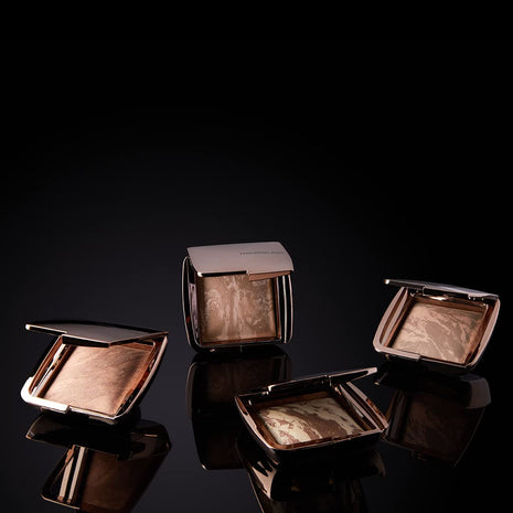 Hourglass Ambient Lighting Bronzer in Luminous Bronze Light. Highlighting Bronzer for a Natural Sun-Kissed Glow