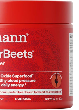 HumanN SuperBeets Black Cherry Heart Powder & N.O. Indicator Test Strips