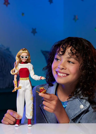 Mattel Disney Zombies 4: Dawn of the Vampires Nova Bright Doll | Posable Fashion Doll in Removable Outfit, 5 Accessories Including Golden Crystal Key, Inspired by Disney Movie