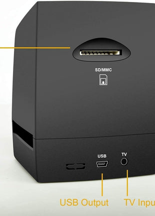 DIGITNOW! 135 Film Negative Scanner High Resolution Slide Viewer,Convert 35mm Film &Slide to Digital JPEG Save into SD Card, with Slide Mounts Feeder No Computer/Software Required