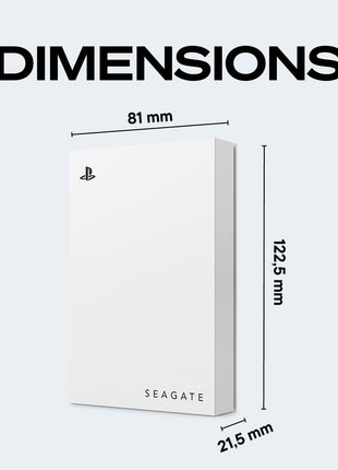 Seagate Game Drive for PlayStation庐 Consoles 5 TB External Hard Drive - USB 3.2 Gen 1, Officially-License (STLV5000100)