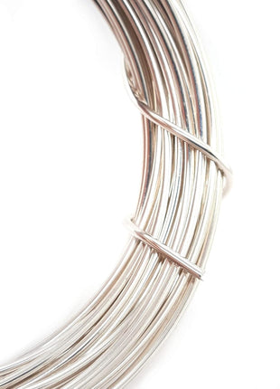 CRAFT WIRE 20 Gauge, 925 Sterling Silver Wire (Round) Dead Soft Made in USA - 5FT