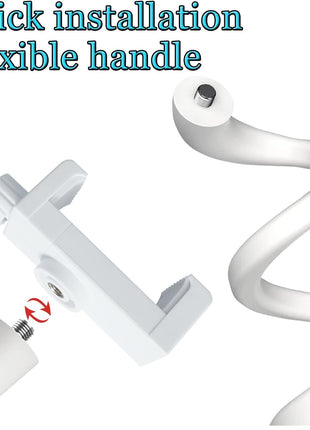 Haloera Travel Stand for Nanit Pro Smart Baby Monitor & Flex Stand Accessory, and Most 2.2 to 3.9inch Wide Baby Monitors Camera Portable Mount for Crib Cot Shelves - Without Tools or Wall Damage