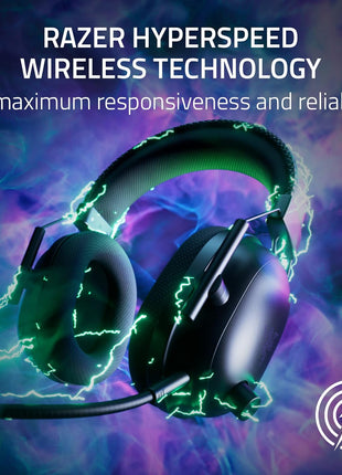 Razer BlackShark V2 Pro Wireless Gaming Headset: Super Wideband Mic - Pro Tuned FPS Profiles - 50mm Drivers - Plush Noise Isolating Earcups - 70 Hr Battery - Bluetooth - for PC, PS5, Switch 2 - White