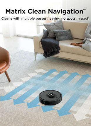 Shark AV2501S AI Ultra Robot Vacuum, with Matrix Clean, Home Mapping, 30 Day Capacity HEPA Bagless Self Empty Base, Perfect for Pet Hair, Wifi, Dark Grey