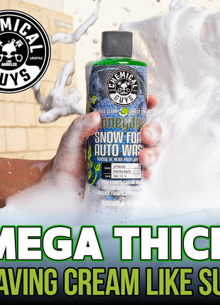 Chemical Guys Car Wash Soap for Foam Cannon or Bucket, Honeydew Snow Foam Car Wash Soap for Trucks, Motorcycles, RVs & More, Super Suds, Honeydew Scent - 128 oz (1 Gallon)