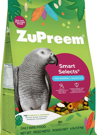ZuPreem FruitBlend Bird Pellets, Daily Bird Food for Parrot, Conure, Caique, African Grey, Eclectus, Small Cockatoo, Core Nutrition for Medium Large Birds, Parrot Food (ML, 3.5 lbs)
