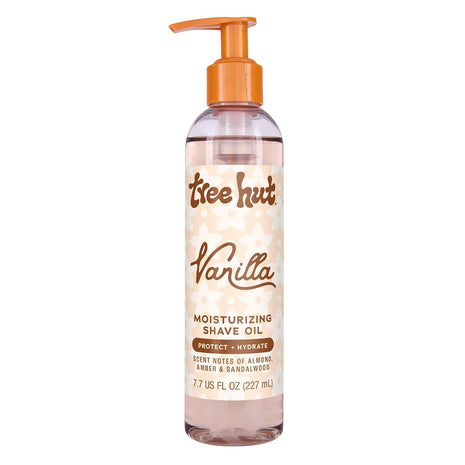Tree Hut Moisturizing Shave Oil - Vanilla - 7.7 fl oz - Soothes Skin and Helps Protect Against Cuts - Made with Shea Butter
