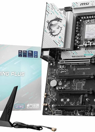 MSI B860 Gaming Plus WiFi Motherboard, ATX - Supports Intel Core Ultra Processors (Series 2), LGA 1851 - DDR5 Memory Boost 8800+ MT/s (OC), PCIe 5.0 x16 x16, M.2 Gen5, Intel Killer 5G LAN, Wi-Fi 7