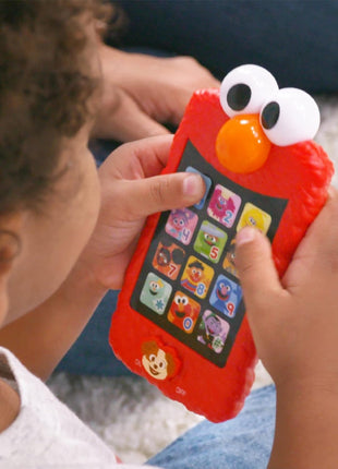 Sesame Street Learn with Elmo Pretend Play Phone, Learning and Education, Kids Toys for Ages 2 Up by Just Play