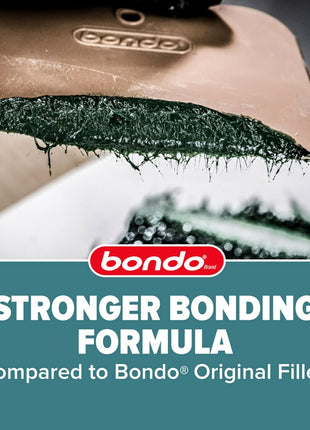 3M Bondo Short Strand Fiberglass Reinforced Filler 1.37 LB (621 g) with Bondo Cream Hardener 0.5 oz (14g), Repair Holes Up To 0.5 IN, Waterproof (SS-PT-ES)