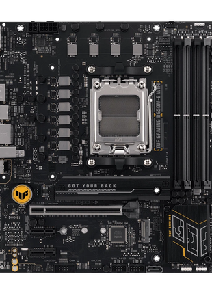 ASUS TUF Gaming B650M-E WIFI AMD B650 AM5 DDR5 6400 2xDP HDMI Dual M2 USB3.2 AX WiFi + BT AURA RGB 2.5Gbit LAN up to mATX 128GB ram support, ASUS TUF PROTECTION, Armoury Crate