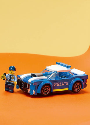 LEGO City Police Car Toy 60312 for Kids 5 Plus Years Old with Officer Minifigure, Small Gift Idea, Adventures Series, Car Chase Building Set