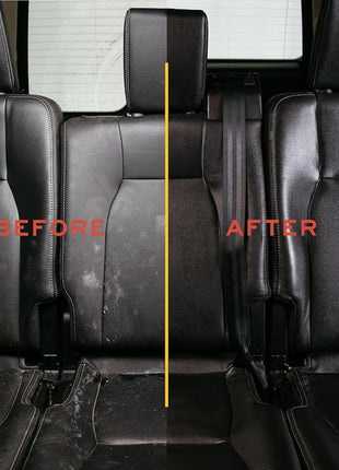 Leather Honey Complete Leather Care Kit: Cleaner, Conditioner, 2 Cloths. Non-Toxic Leather Care Made in the USA Since 1968. Restore Couches, Car Seats & Interior, Jackets, Shoes & Bags. for Any Color