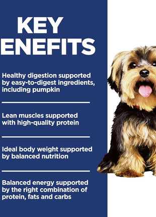 Hill's Science Diet Small & Mini, Adult 1-6, Small & Mini Breeds Premium Nutrition, Dry Dog Food, Chicken & Brown Rice, 4.5 lb Bag