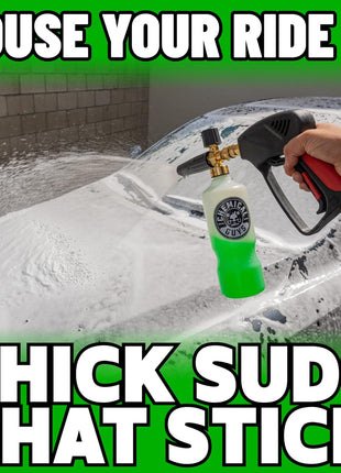 Chemical Guys 16-Piece Arsenal Builder Car Wash Kit with Foam Cannon, Bucket, and 6 x 16 oz Care Chemicals - Car Detailing Kit Works with Pressure Washers, Trucks, SUVs, Motorcycles, and More