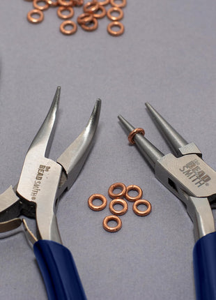The Beadsmith Bent Chain-Nose Pliers for Crafting and Repair, Jewelry Making Supplies