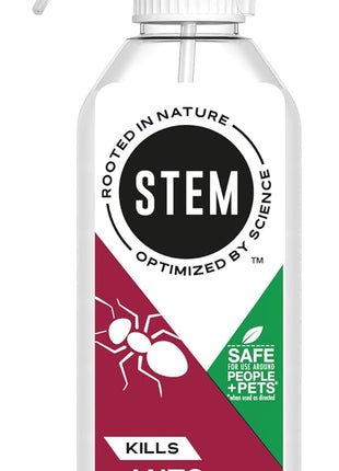 STEM Kills Ants, Roaches And Flies: Plant-Based Active Ingredient Bug Spray, Botanical Insecticide For Indoor And Outdoor Use; 12 fl oz (Pack Of 1)