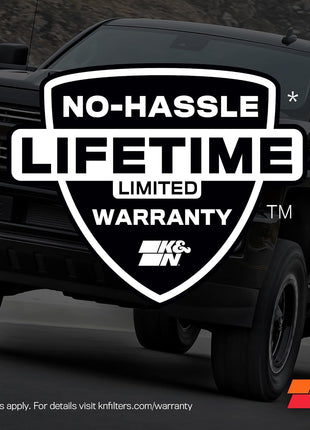 K&N High-Flow Original Lifetime Engine Air Filter: Increase Power: Premium, Washable: Compatible with 1996-2006 JEEP: Wrangler, TJ, 33-2114